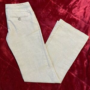 Grey Straight-Leg Trousers
